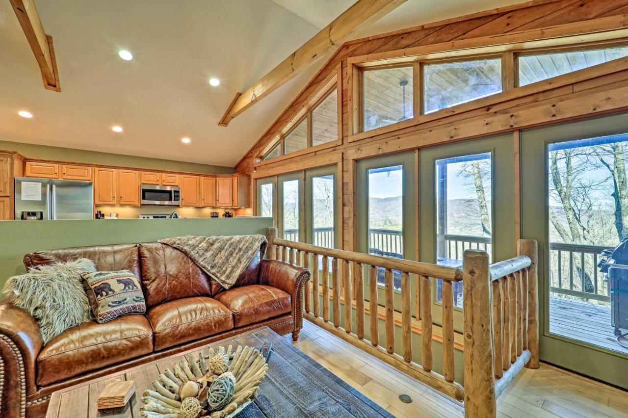 Banner Elk Cabin With Mountain View, Near Ski Areas! Ngoại thất bức ảnh